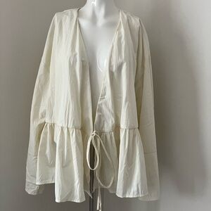 Elegant Cream Women's Blouse
